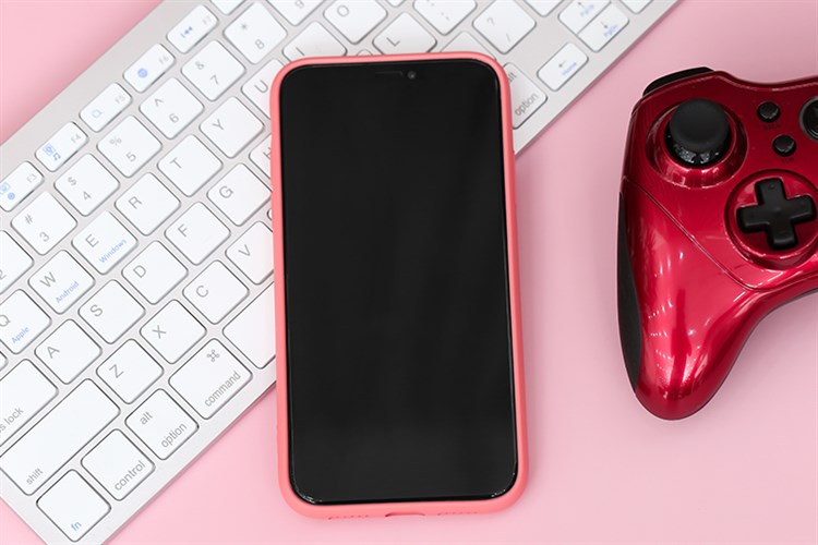 Ốp lưng iPhone 11 Nhựa dẻo Artifical silicon case MEEKER Mẫu Đơn Màu Hồng