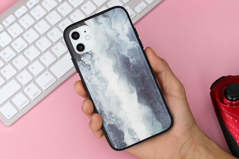 Ốp lưng iPhone 11 Nhựa dẻo PU Cementing MEEKER TPU Sóng biển