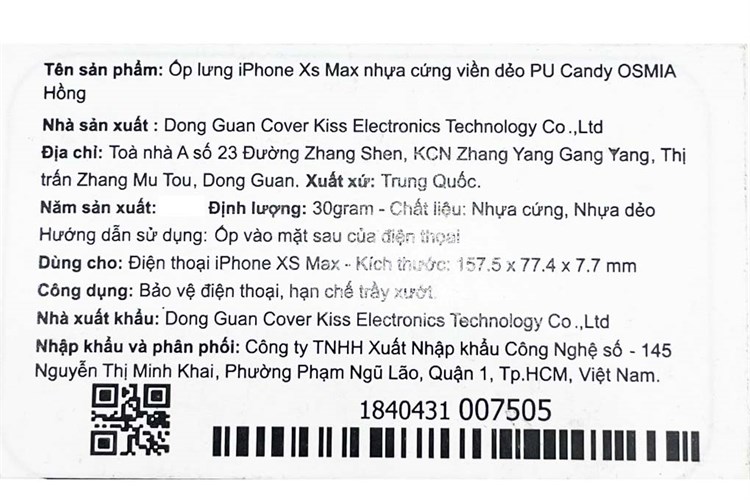 Ốp lưng iPhone 11 Nhựa cứng viền dẻo PU Candy OSMIA Màu Hồng