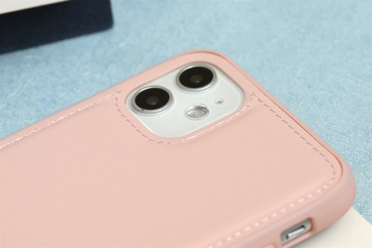 Ốp lưng iPhone 11 Nhựa cứng viền dẻo PU Candy OSMIA Màu Hồng