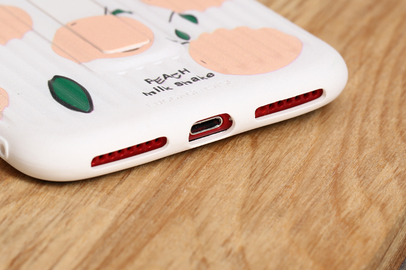 Ốp lưng iPhone 7 Plus/ 8 Plus Nhựa dẻo Matte IMD Printing Luggage with Standee MEEKER