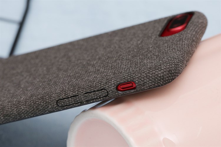 Ốp lưng iPhone 7 Plus/ 8 Plus Nhựa dẻo Fiber PU Case COSANO Màu Đen