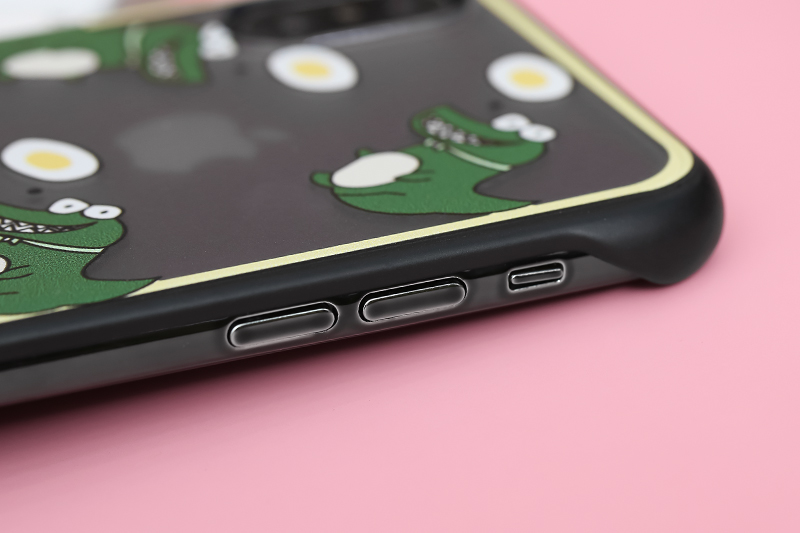 Ốp lưng iPhone X/Xs Nhựa cứng No Boarder case with Printing MEEKER Cá sấu nhỏ