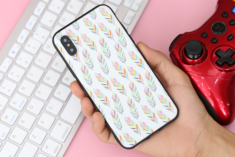 Ốp lưng iPhone X/Xs Nhựa dẻo Special Printing MEEKER TPU Lá