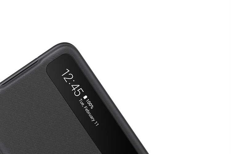Bao da nắp gập Galaxy S20 Clear View Samsung Chính hãng Màu Đen