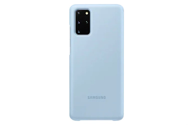 Bao da Galaxy S20+ nắp gập Clear View Cover Samsung Màu Xanh Dương
