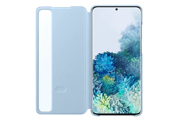 Bao da Galaxy S20+ nắp gập Clear View Cover Samsung Màu Xanh Dương