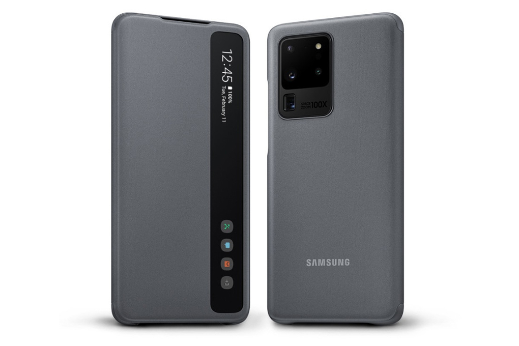 Bao da Galaxy S20 Ultra nắp gập Clear View Cover Samsung