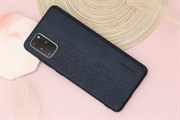 Ốp lưng Galaxy S20+ Nhựa cứng viền dẻo Leather case LE206 MEEKER