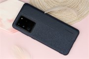 Ốp lưng Galaxy S20 Ultra Nhựa cứng viền dẻo Leather case LE206 MEEKER