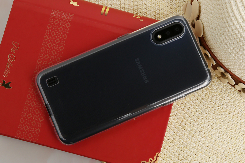 Ốp lưng Galaxy A01 Nhựa dẻo Nake slim JM TPU