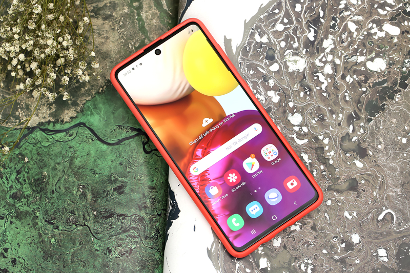 Ốp lưng Galaxy A71 Nhựa dẻo SCRAWEL JM SCRAWEL Peony