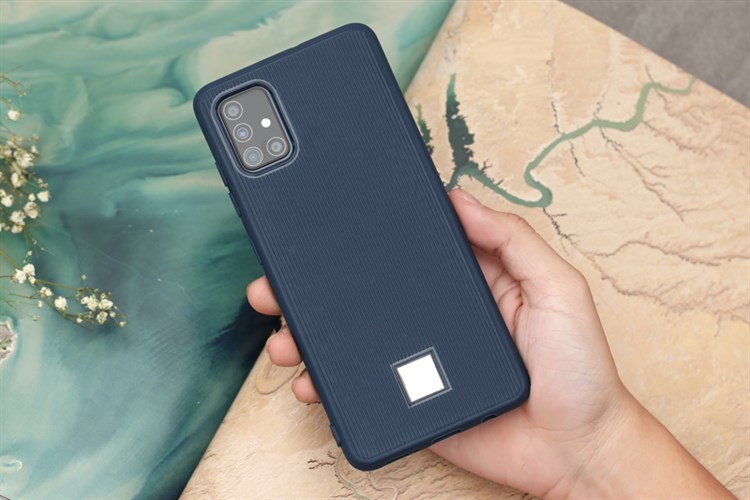 Ốp lưng Galaxy A51/A31 Nhựa dẻo Fila JM TPU Màu Xanh Dương