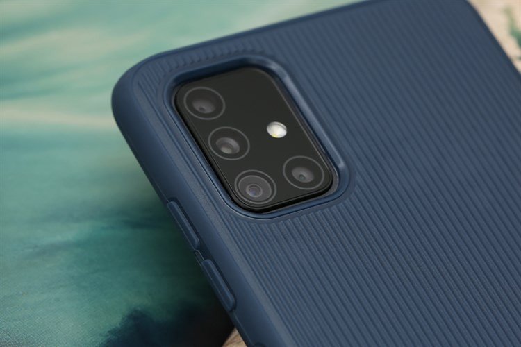 Ốp lưng Galaxy A51/A31 Nhựa dẻo Fila JM TPU Màu Xanh Dương