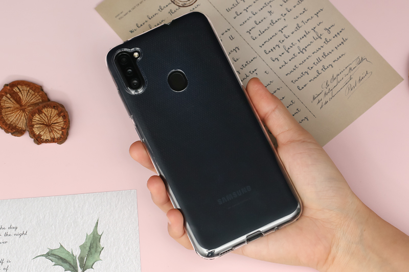 Ốp lưng Galaxy A11 Nhựa dẻo Nake slim JM TPU