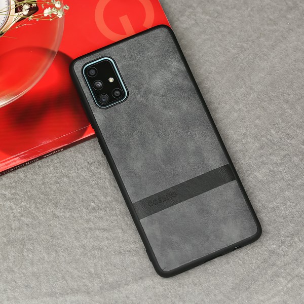 Ốp lưng Galaxy A71 Nhựa dẻo Morie PU Case COSANO