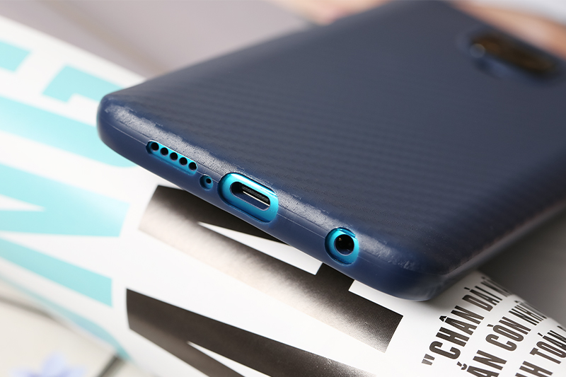 Ốp lưng Redmi Note 9s Nhựa dẻo Carbon Fibre TPU COSANO giá rẻ