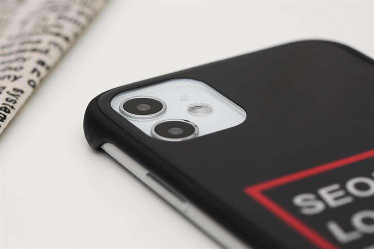 Ốp lưng iPhone 11 Nhựa dẻo Tempered Glass Frameless TPU COSANO CSP867 Seoul Màu Đen