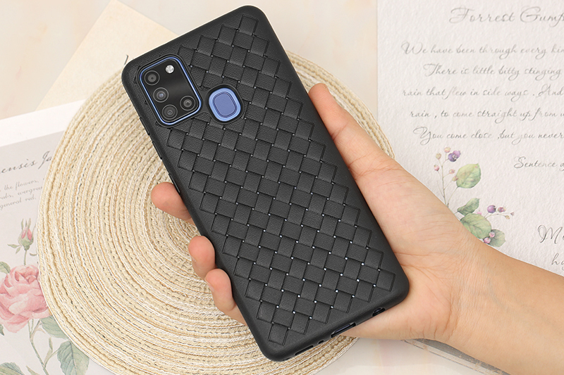 Ốp lưng Galaxy A21S Nhựa dẻo Woven OSMIA