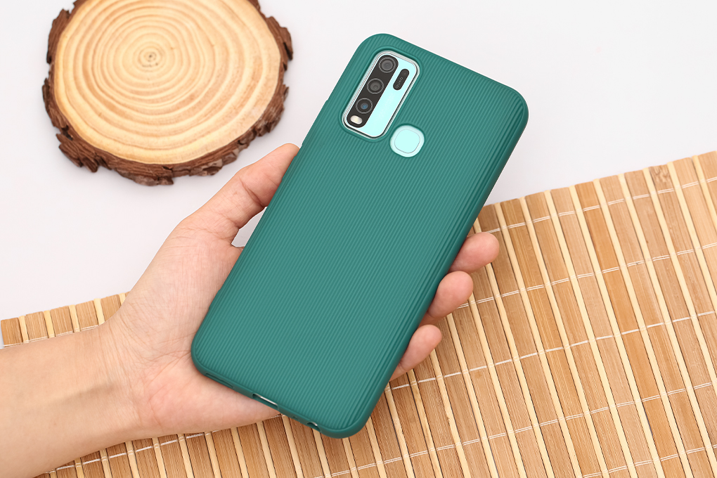 Ốp lưng Vivo Y30/Y50 Nhựa dẻo Line Pattern TPU COSANO