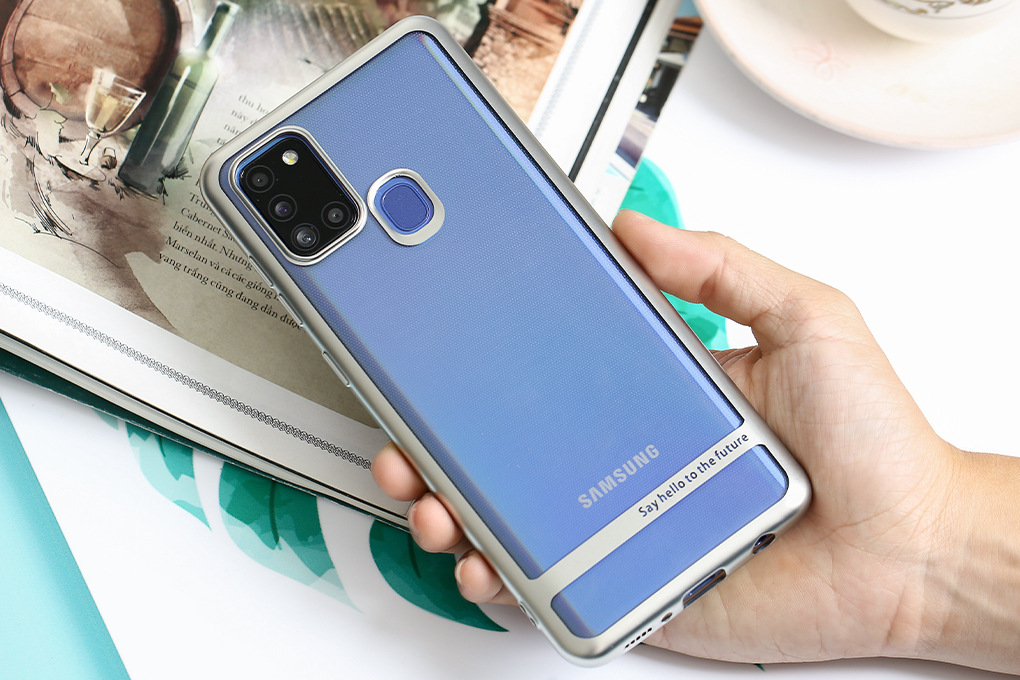 Ốp lưng Galaxy A21s Nhựa dẻo TPU Electroplating Future COSANO