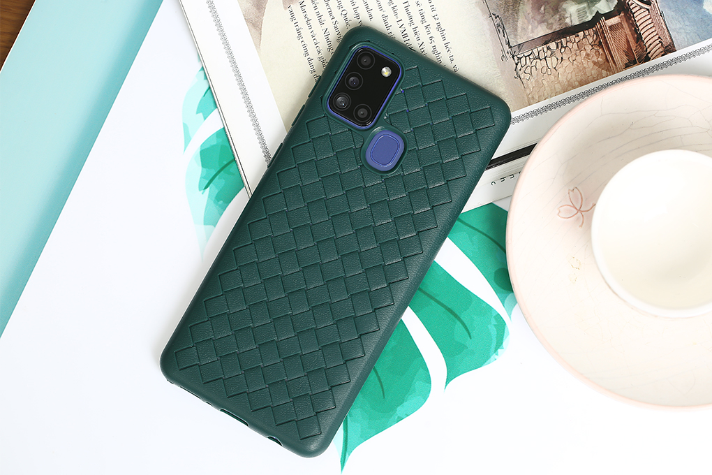 Ốp lưng Galaxy A21s Nhựa dẻo Woven OSMIA