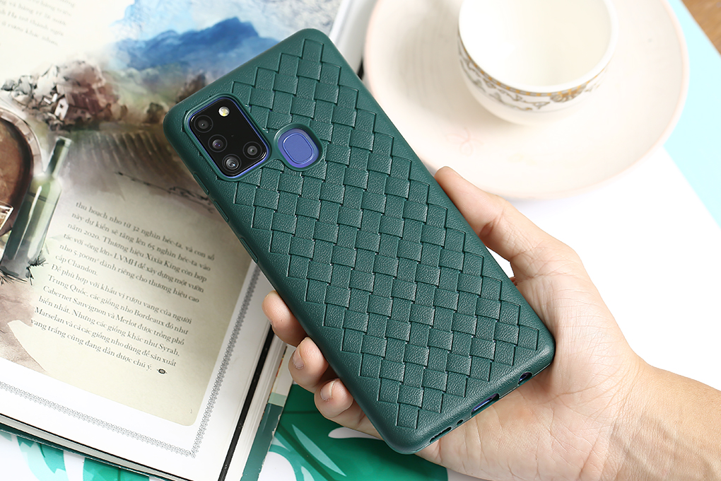 Ốp lưng Galaxy A21s Nhựa dẻo Woven OSMIA