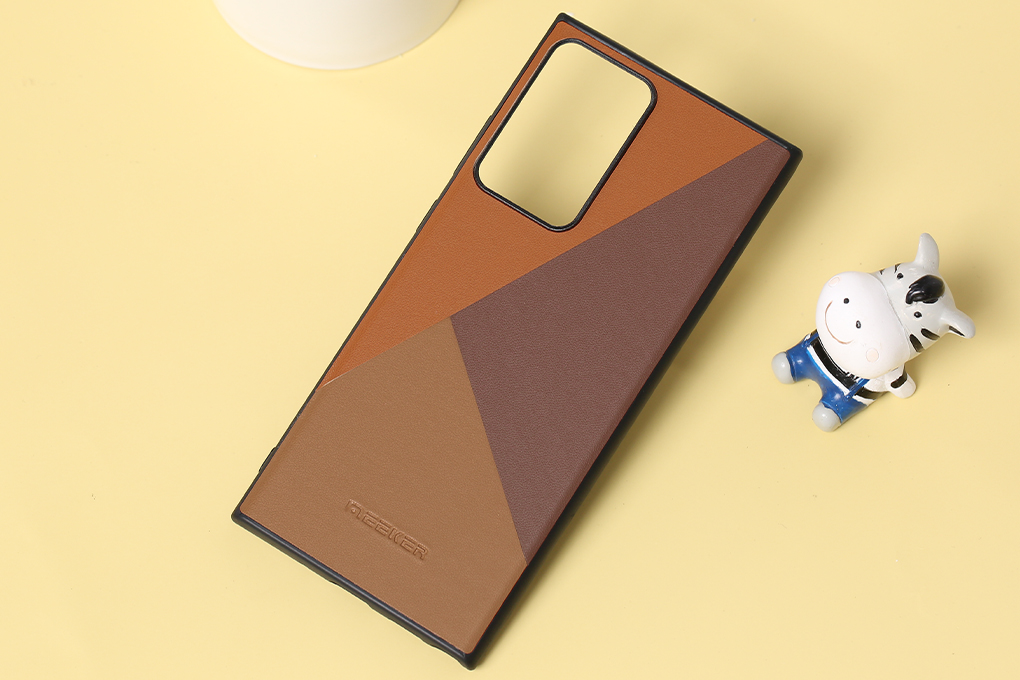 Ốp lưng Galaxy Note 20 Ultra Nhựa cứng viền dẻo Mixed leather Case MEEKER