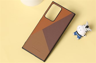 Ốp lưng Galaxy Note 20 Ultra Nhựa cứng viền dẻo Mixed leather Case MEEKER