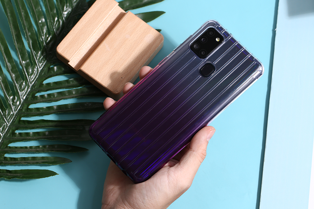 Ốp lưng Galaxy A21s Nhựa dẻo RAINGING JM