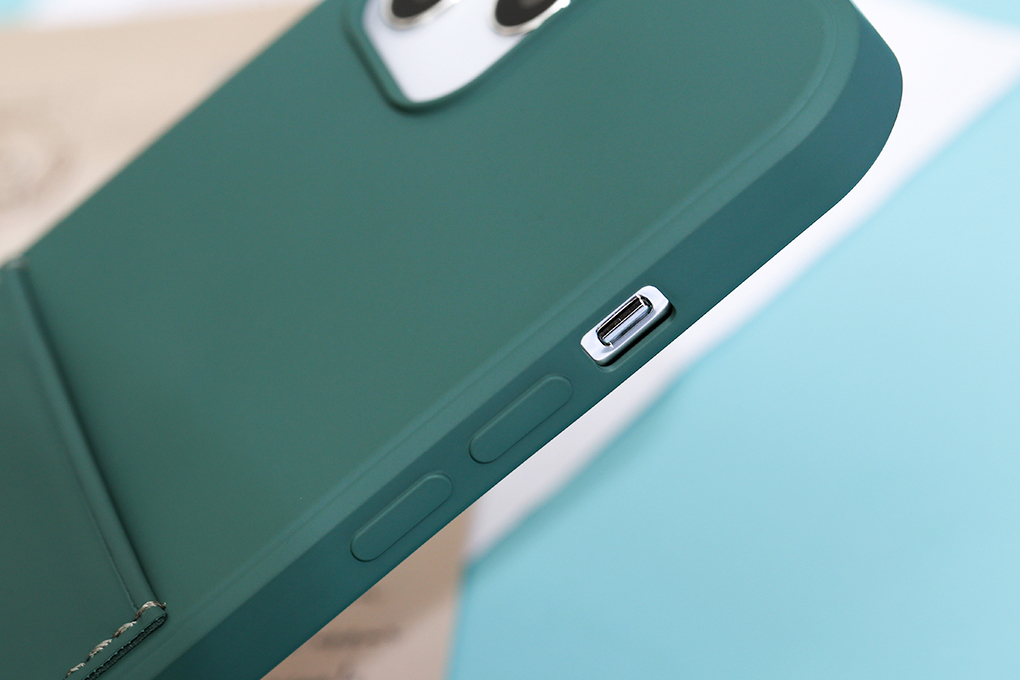 Ốp lưng iPhone 12 Pro Max Nhựa cứng viền dẻo SILICONE POCKET JM