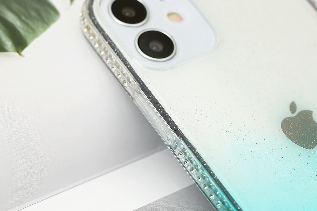 Ốp lưng iPhone 12 Mini Nhựa dẻo Shining Diamond OSMIA