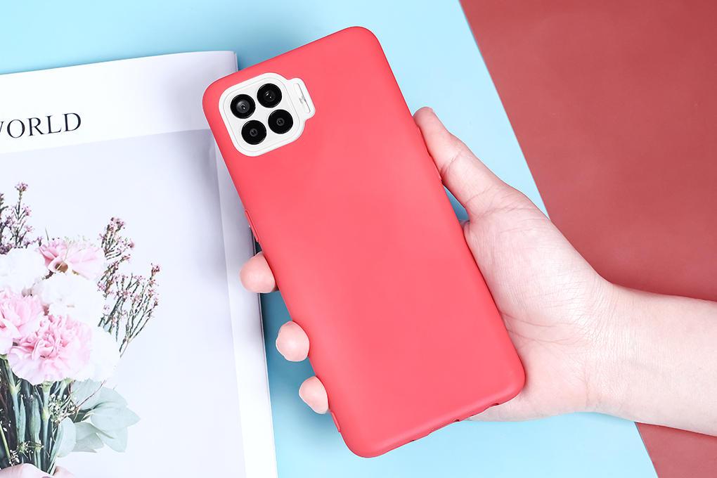 Ốp lưng Oppo A93 Nhựa dẻo Candy Matte JM Mẫu đơn