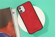 Ốp lưng iPhone 12 mini Nhựa cứng viền dẻo Tex PU Case COSANO