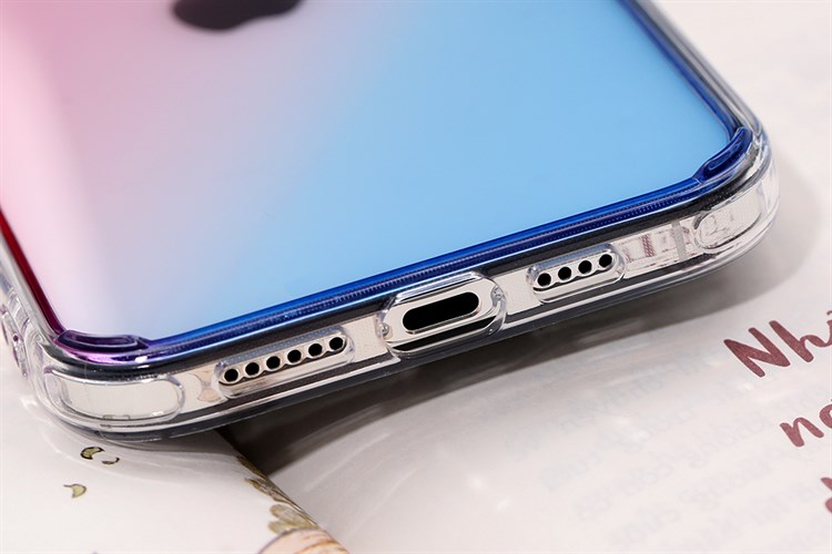 Ốp lưng iPhone 12 Pro Max Nhựa cứng viền dẻo Berty JM Màu Xanh hồng