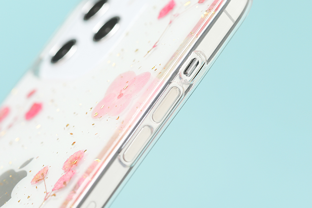 Ốp lưng iPhone 12 Pro Max Nhựa dẻo Dry Flower MEEKER CN1022