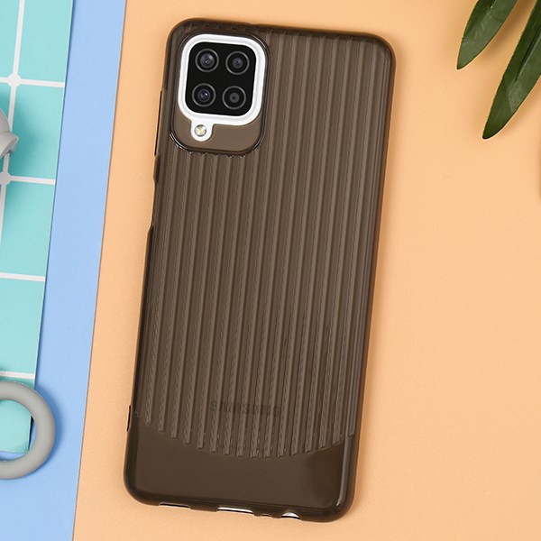 Ốp lưng Galaxy A12 Nhựa dẻo Glaze TPU Case COSANO Đen