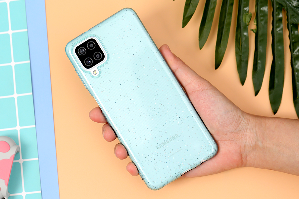 Ốp lưng Galaxy A12 Nhựa dẻo Shining Powder TPU COSANO