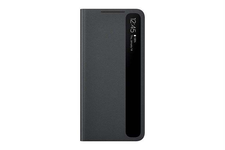 Bao da nắp gập Galaxy S21 Clear View Samsung Chính hãng Màu Đen
