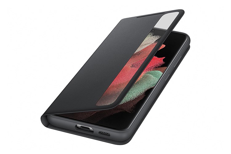 Bao da Galaxy S21 Ultra Nắp Gập Clear View Samsung Màu Đen