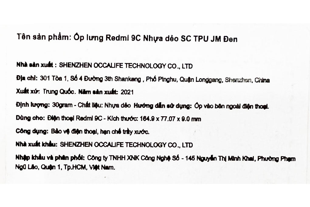 Ốp lưng Redmi 9C Nhựa dẻo CROSSPY JM