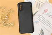 Ốp lưng Galaxy A02S Nhựa dẻo Vigour Carbon Fiber COSANO