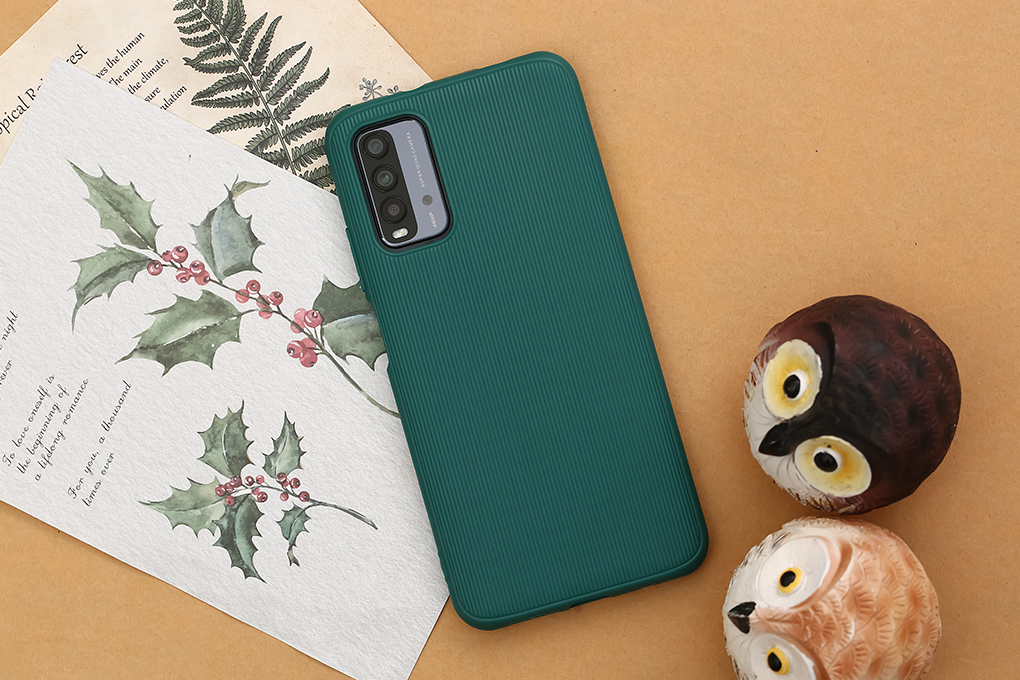 Ốp lưng Redmi 9T Nhựa dẻo Line Pattern TPU COSANO