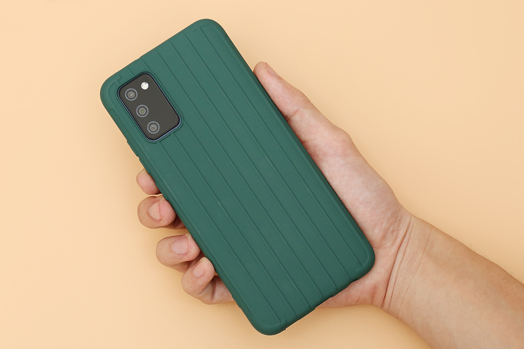 Ốp lưng Galaxy A02S Nhựa dẻo Luggage Matte TPU MEEKER