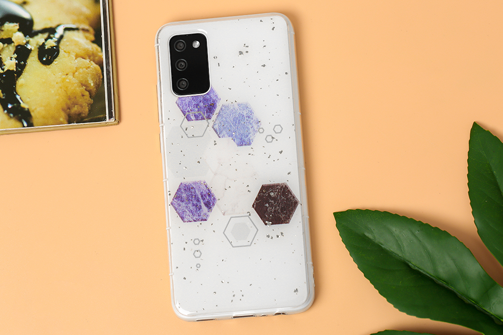 Ốp lưng Galaxy A02S Nhựa dẻo Glue case MEEKER TSKC210 Lục giác