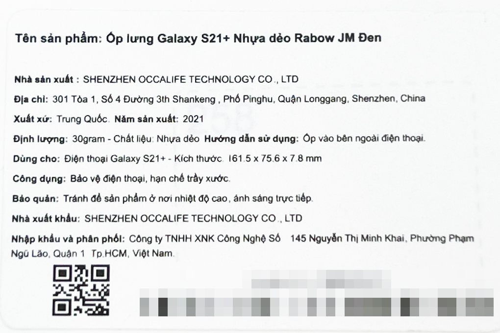 Ốp lưng Galaxy S21+ Nhựa dẻo Rabow JM