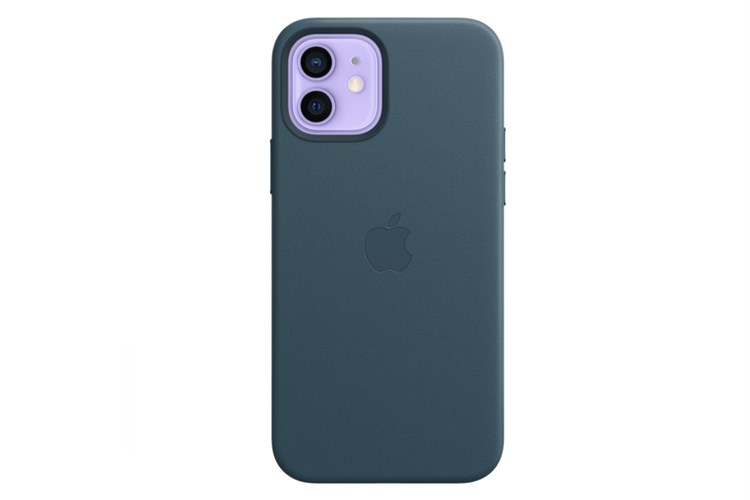 Ốp lưng Magsafe iPhone 12/12 Pro Da Apple MHKE3 Chính hãng Màu Xanh Navy