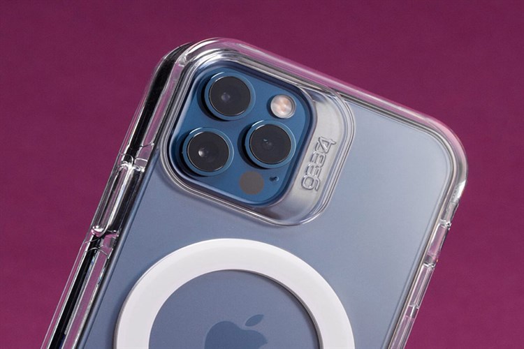 Ốp lưng Magsafe iPhone 12/12 Pro Silicone GEAR4 D3O Crystal Palace Snap Chính hãng Màu Trắng