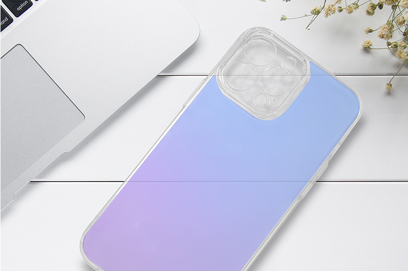Ốp lưng iPhone 13 Pro Max Nhựa dẻo Gradient Luxury TPU PC COSANO Clear