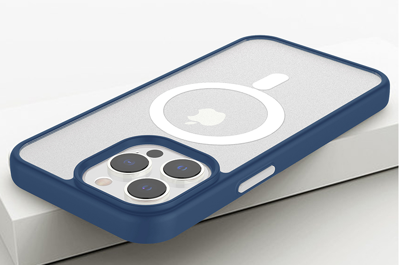 Ốp lưng iPhone 13 Pro Max Nhựa dẻo PMMA Back Magnet Case COSANO